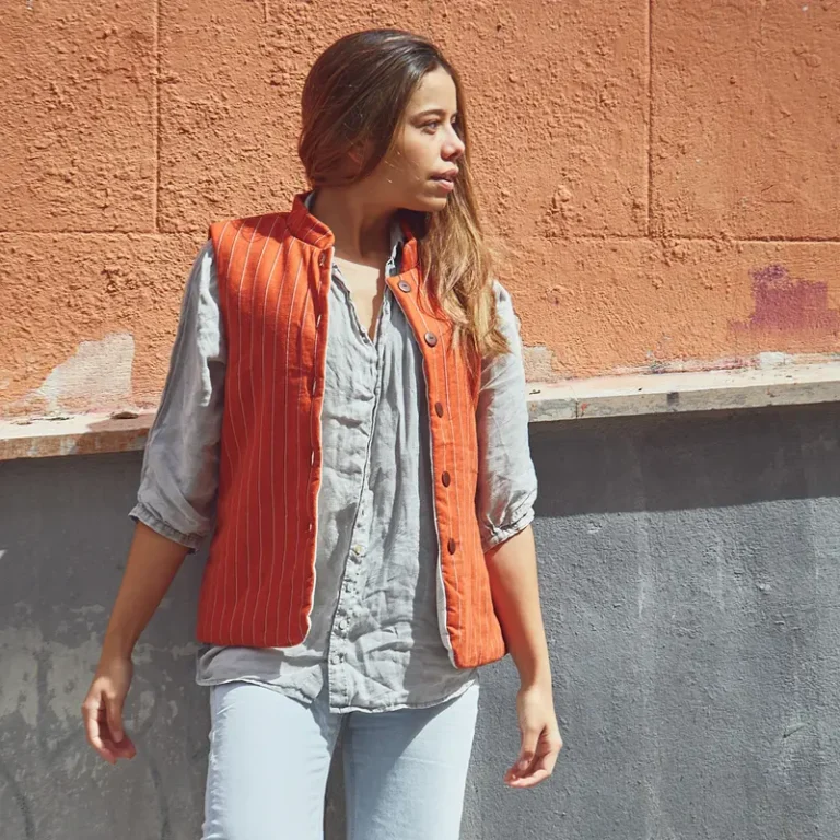 Patron gilet sans manche femme RABAT par Ikatee