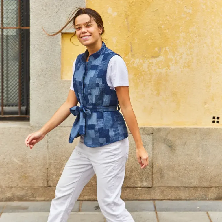 Patron gilet sans manche femme RABAT par Ikatee