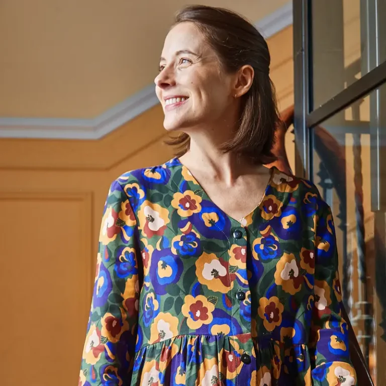 Patron robe femme ANNA MUM de Ikatee