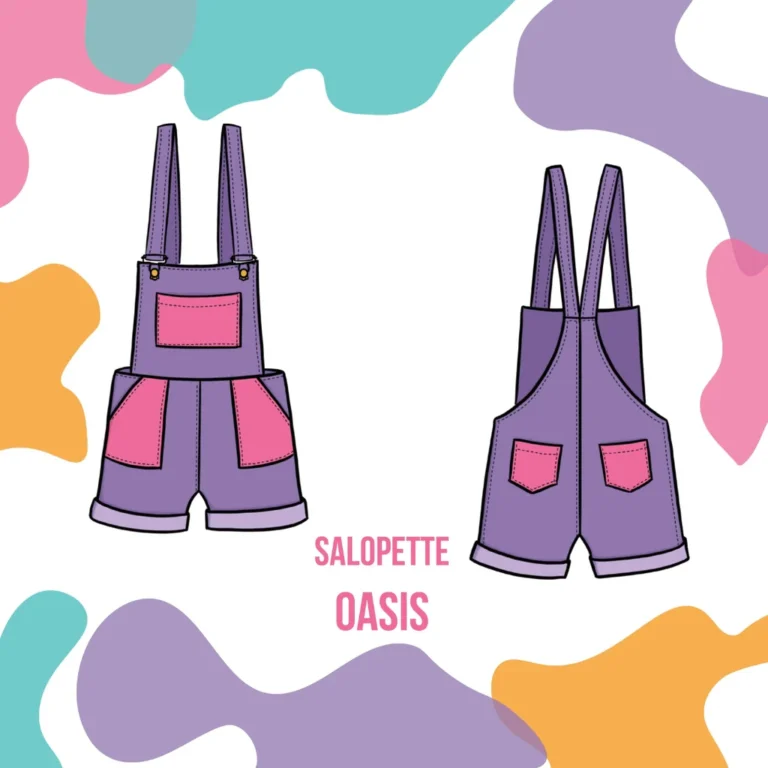 Patron Salopette short Oasis femme (PDF), par Petit Patron