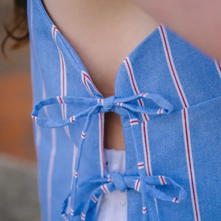 Patron plastron et pull sans manches femme BRISBANE par Ikatee