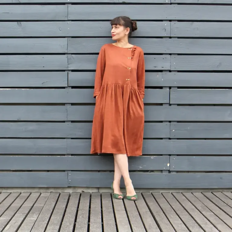 Patron blouse et robe femme ELONA MUM par Ikatee