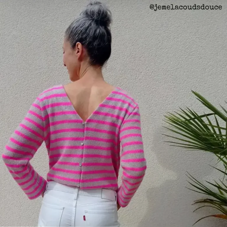 Patron gilet femme MASHA MUM par Ikatee