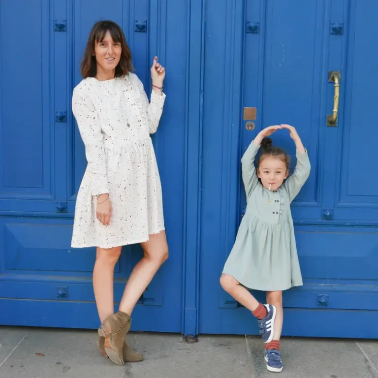 Patron blouse et robe femme ELONA MUM par Ikatee
