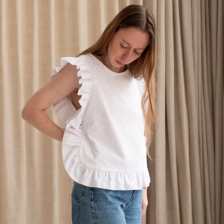 Patron plastron et pull sans manches femme BRISBANE par Ikatee