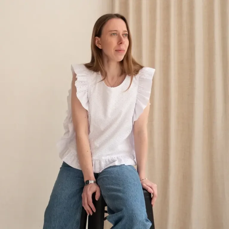 Patron plastron et pull sans manches femme BRISBANE par Ikatee