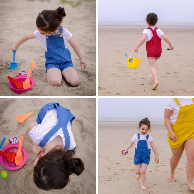 Patron Salopette short Oasis enfant (PDF), par Petit Patron Couture
