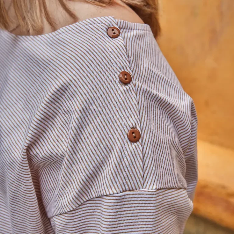 Patron tee-shirt et robe marinière femme QUIBERON par Ikatee