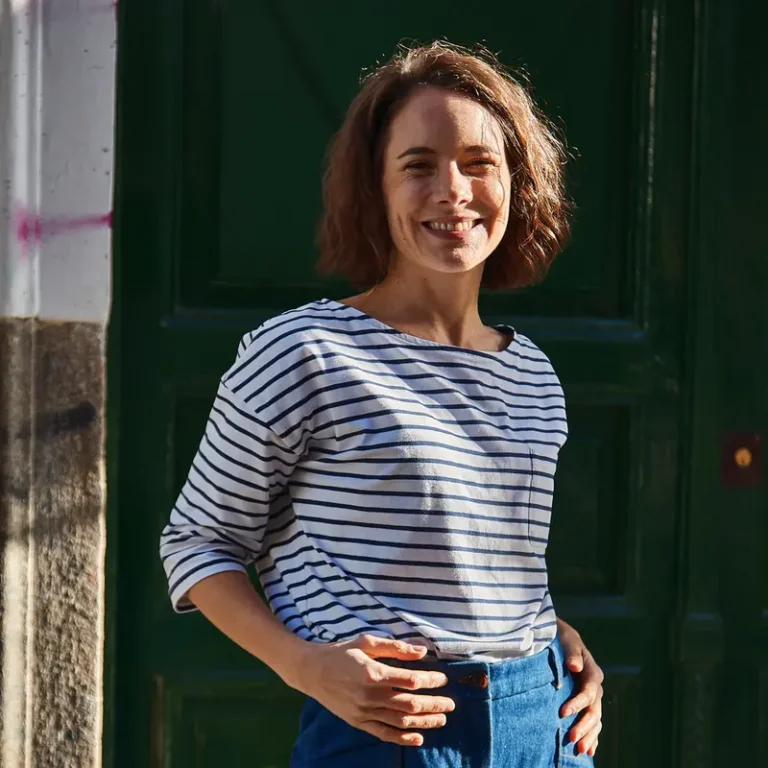 Patron tee-shirt et robe marinière femme QUIBERON par Ikatee