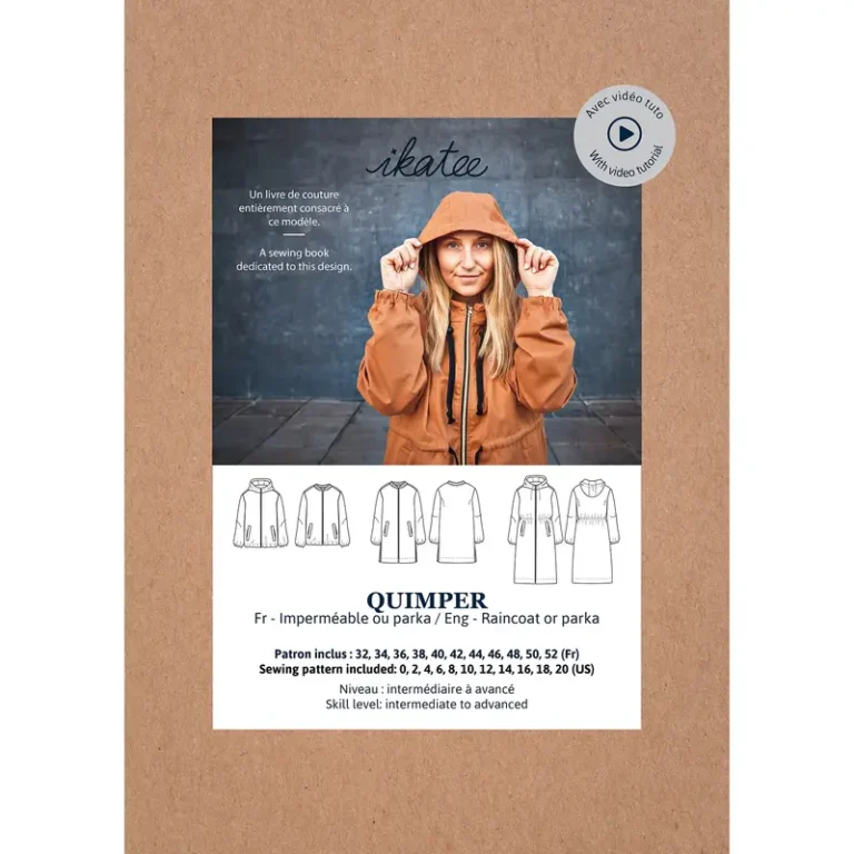 Patron parka femme QUIMPER par Ikatee