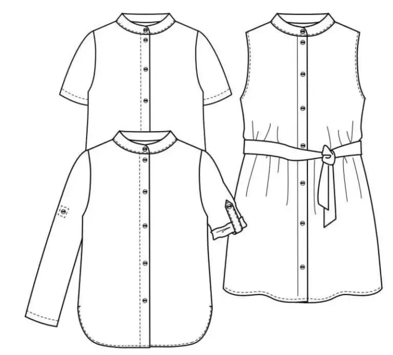 DRAGON - La chemise ou robe pour toute la famille par Klafoutis