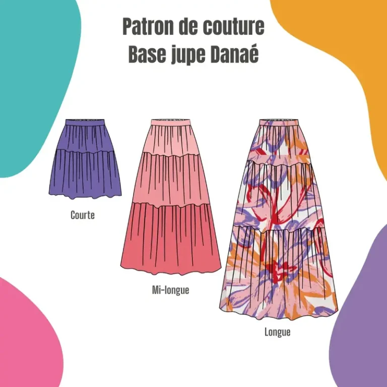 Patron jupe Danaé femme par Petit Patron