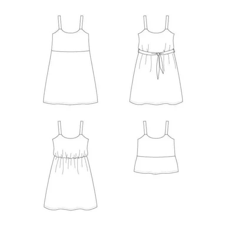 CLEMENTINE - Le top et la robe d'été par Klafoutis