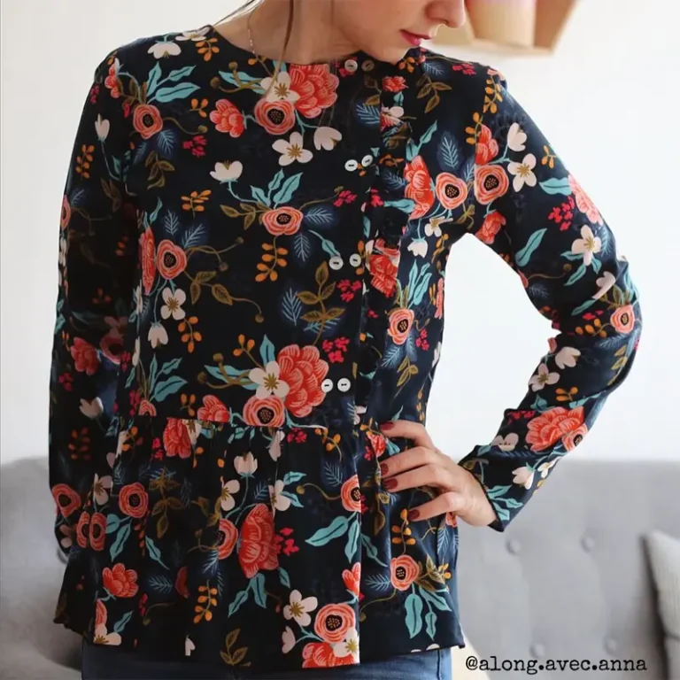 Patron blouse et robe femme ELONA MUM par Ikatee