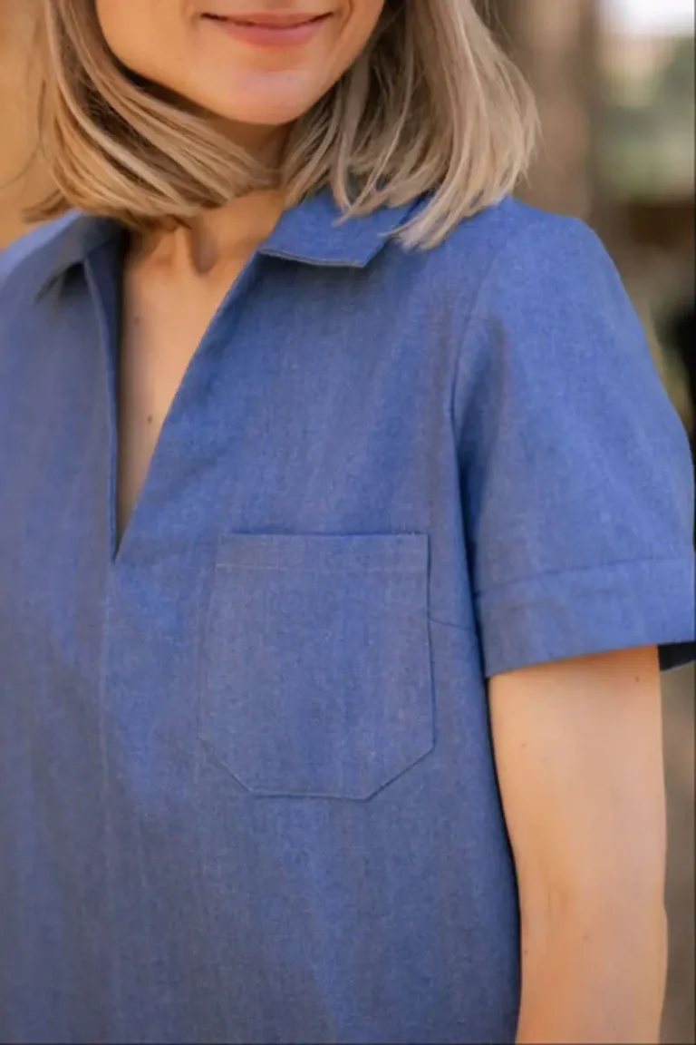Blouse/robe Ambre - Patron Couture PDF ou Pochette par Joli Lab