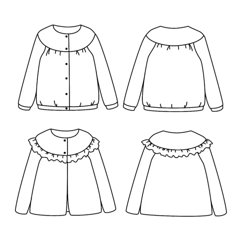 Patron gilet et veste femme IRMA MUM de Ikatee