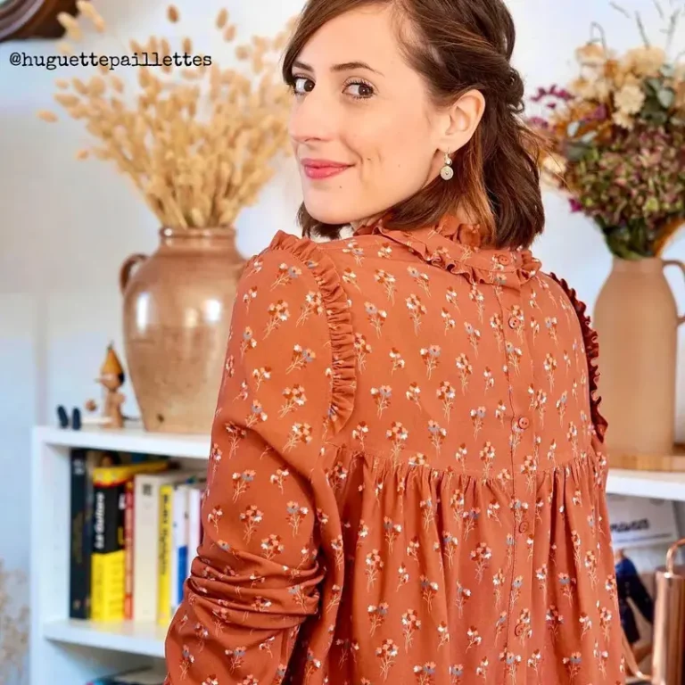 Patron blouse et robe femme LOUISE MUM par Ikatee