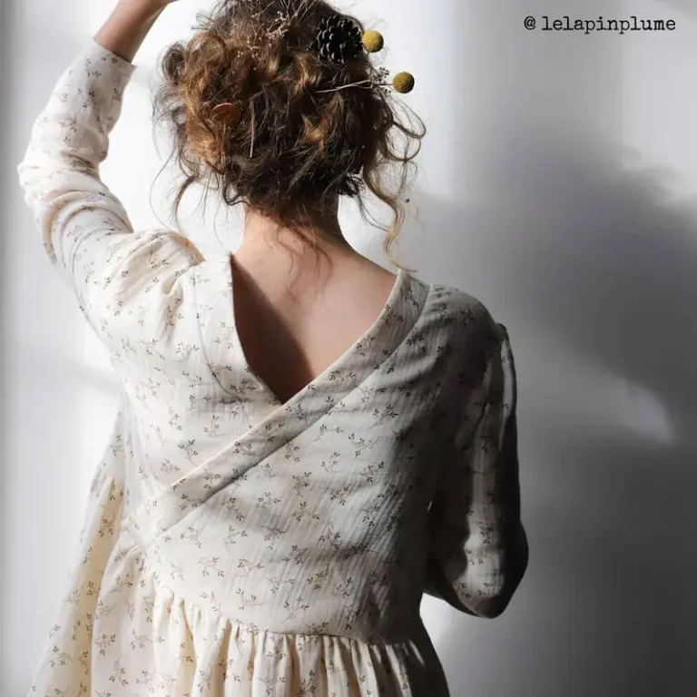 Patron robe femme ANNA MUM de Ikatee