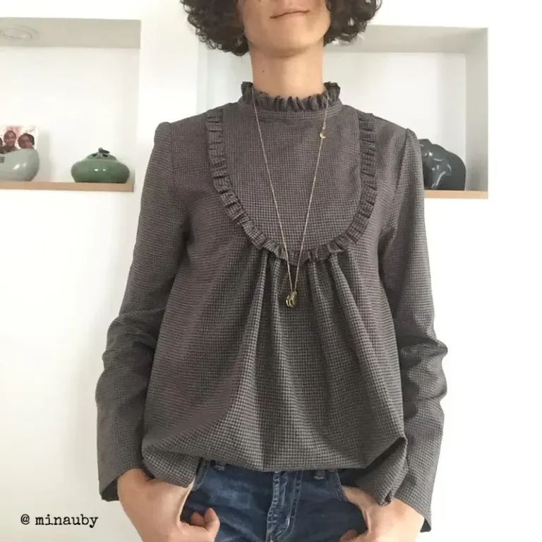 Patron blouse et robe femme IDA MUM par Ikatee