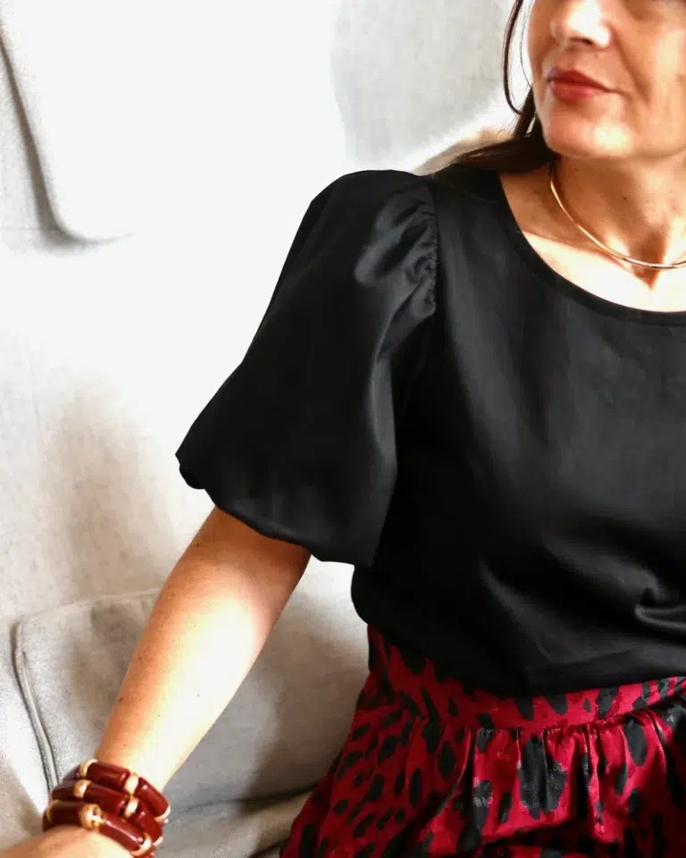 Patron blouse-robe Anaïs par Clématisse Pattern