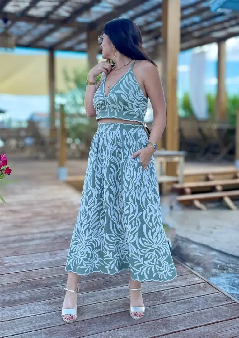 Patron de la jupe LOUISE par Clématisse Pattern