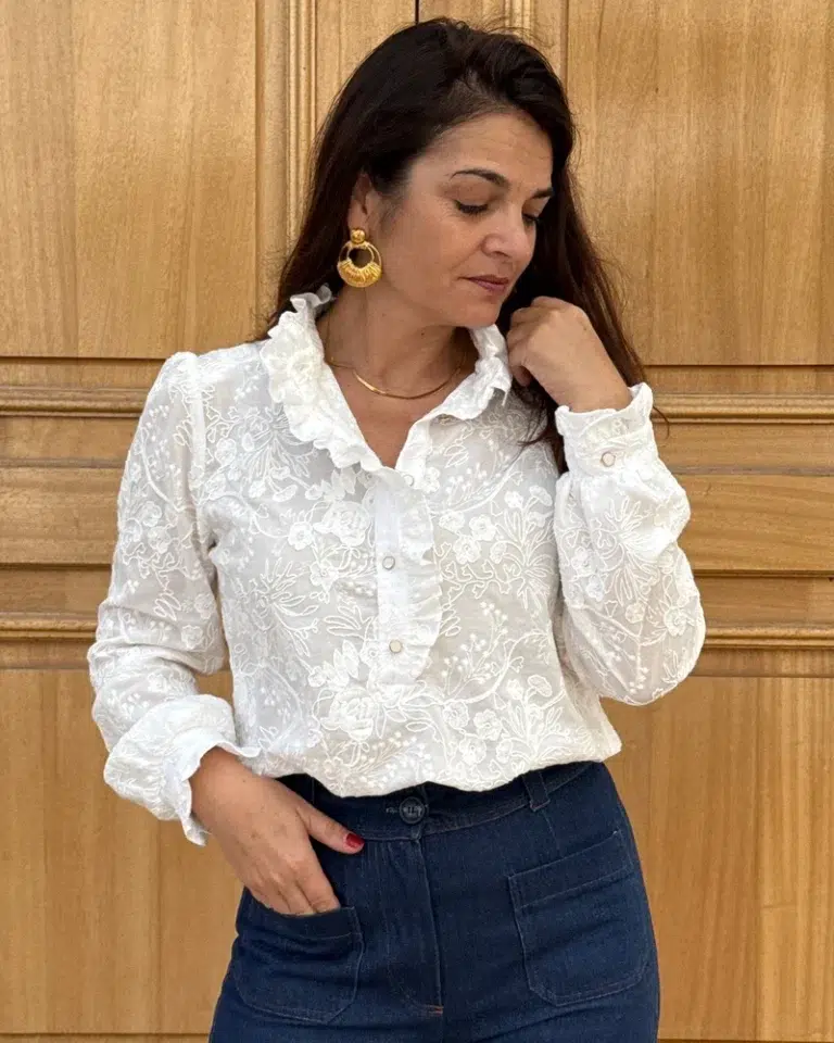 Patron blouse-robe Albane par Clématisse Pattern
