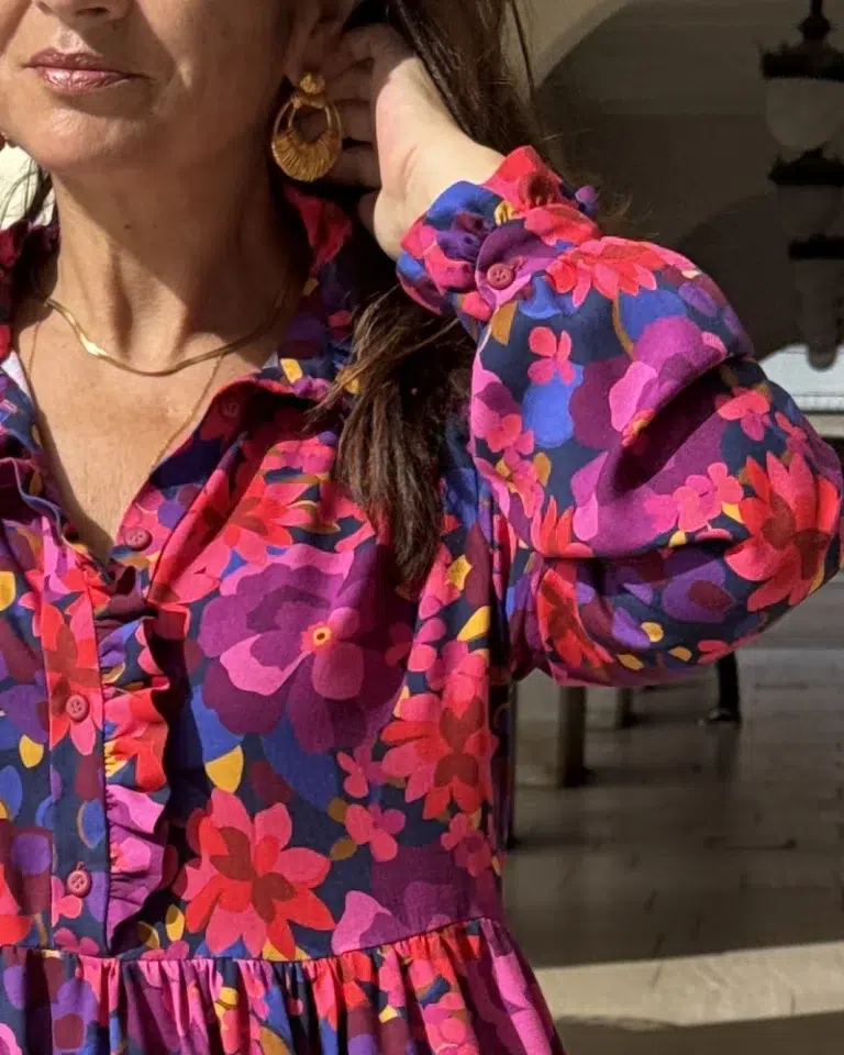 Patron blouse-robe Albane par Clématisse Pattern
