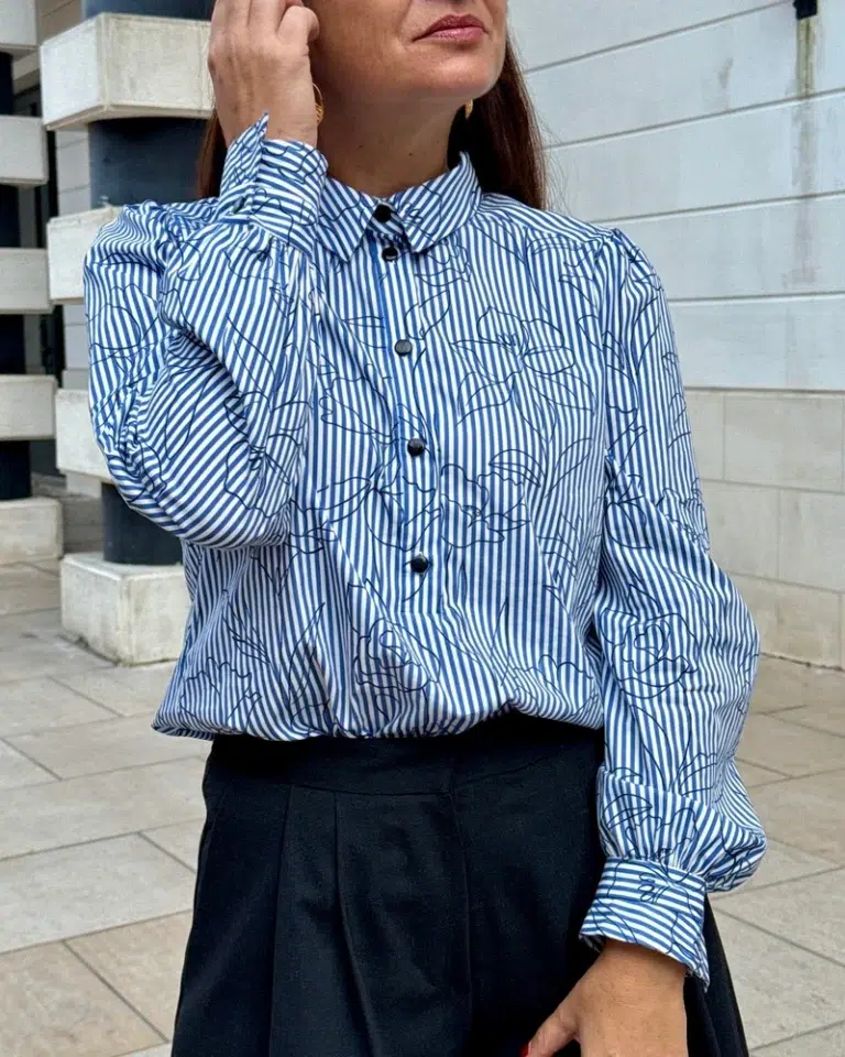 Patron blouse-robe Albane par Clématisse Pattern