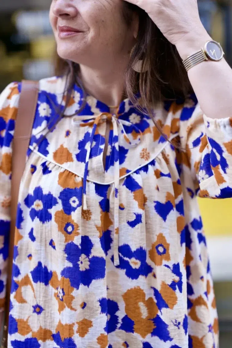 Patron blouse-robe Zélie par Clématisse Pattern