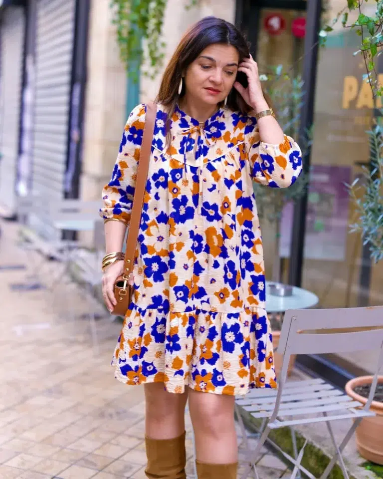 Patron blouse-robe Zélie par Clématisse Pattern