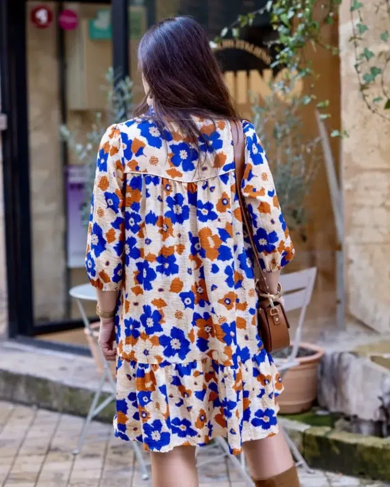 Patron blouse-robe Zélie par Clématisse Pattern