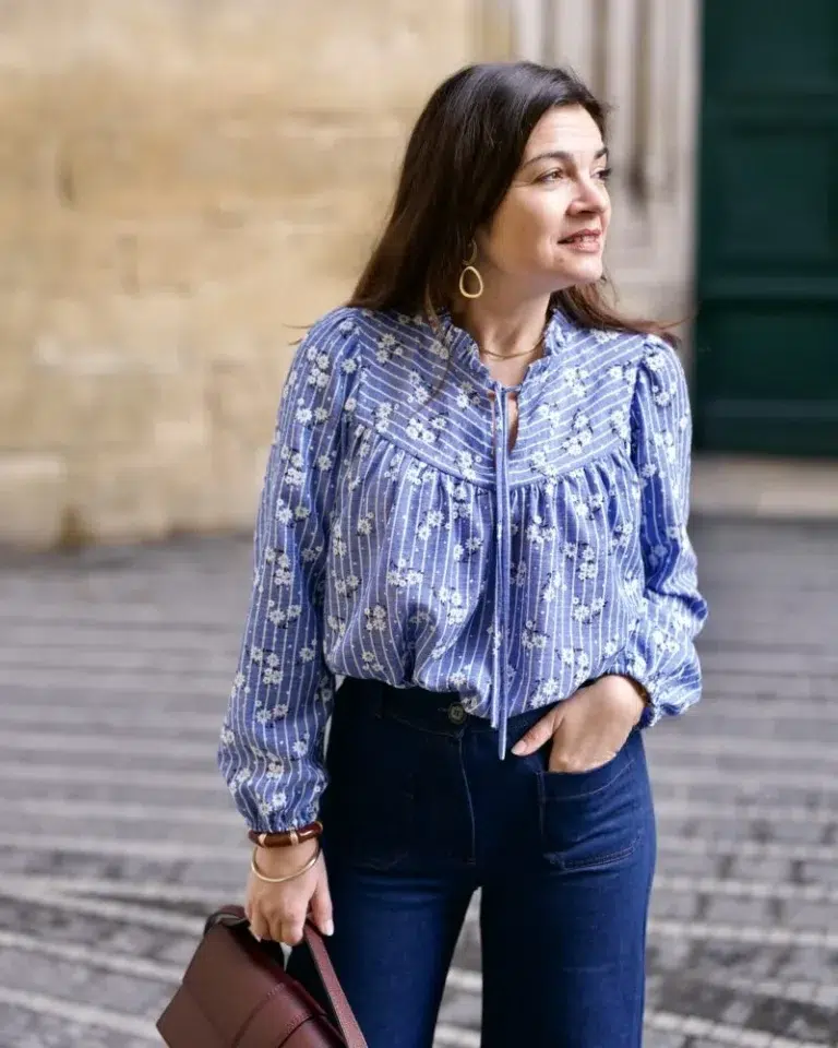 Patron blouse-robe Zélie par Clématisse Pattern