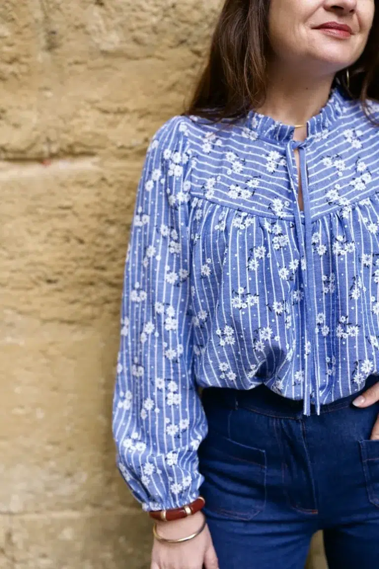 Patron blouse-robe Zélie par Clématisse Pattern