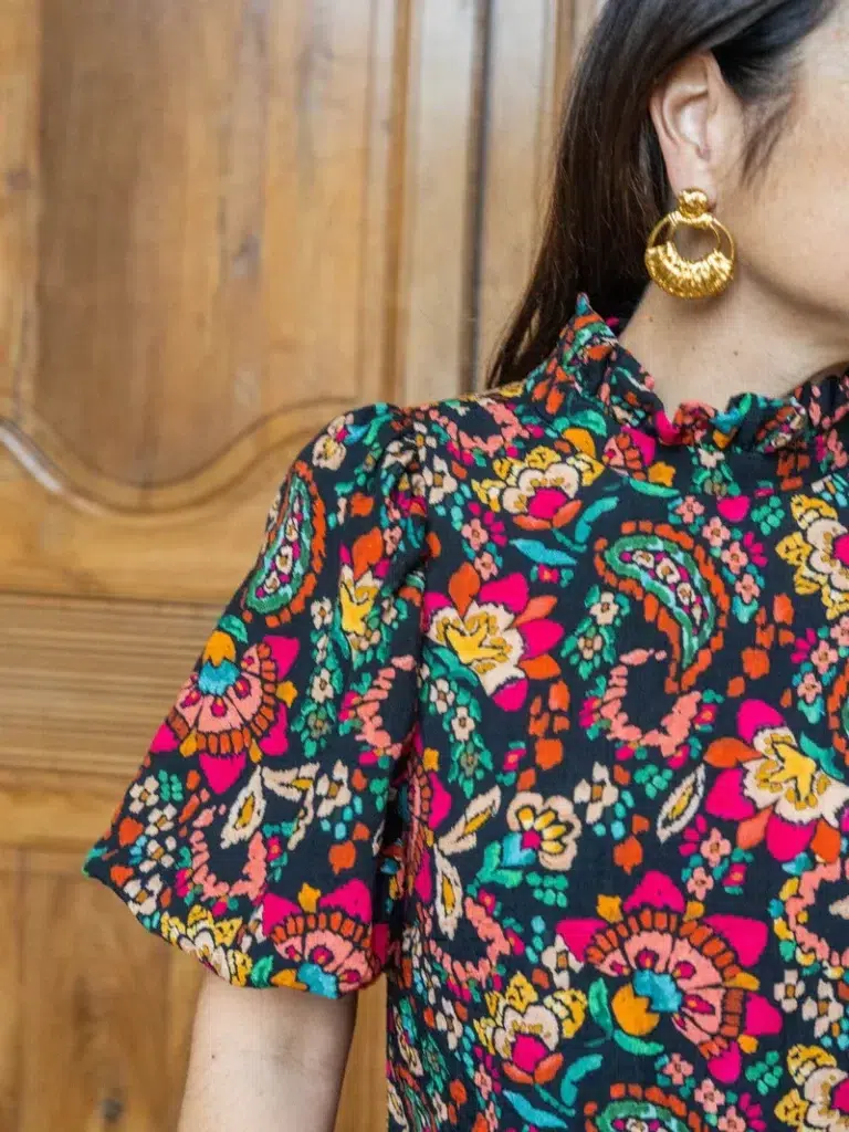 Patron blouse-robe Anaïs par Clématisse Pattern