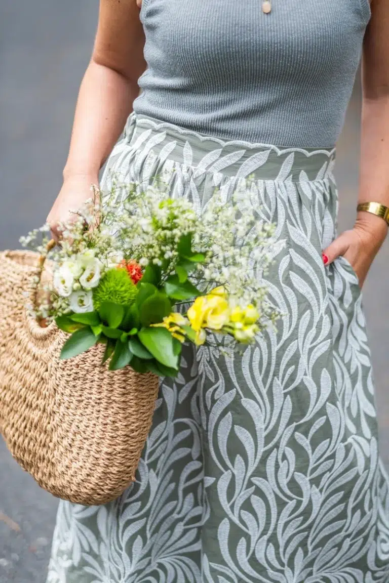 Patron de la jupe LOUISE par Clématisse Pattern