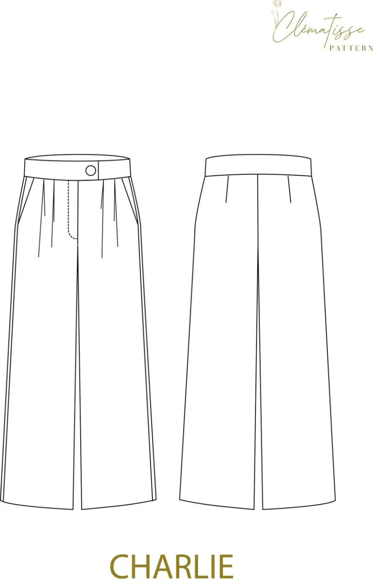 Patron Pantalon Charlie par Clématisse Pattern