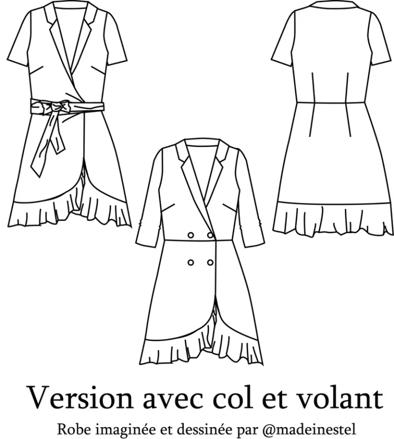 Patron Robe Estelle par Clématisse Pattern