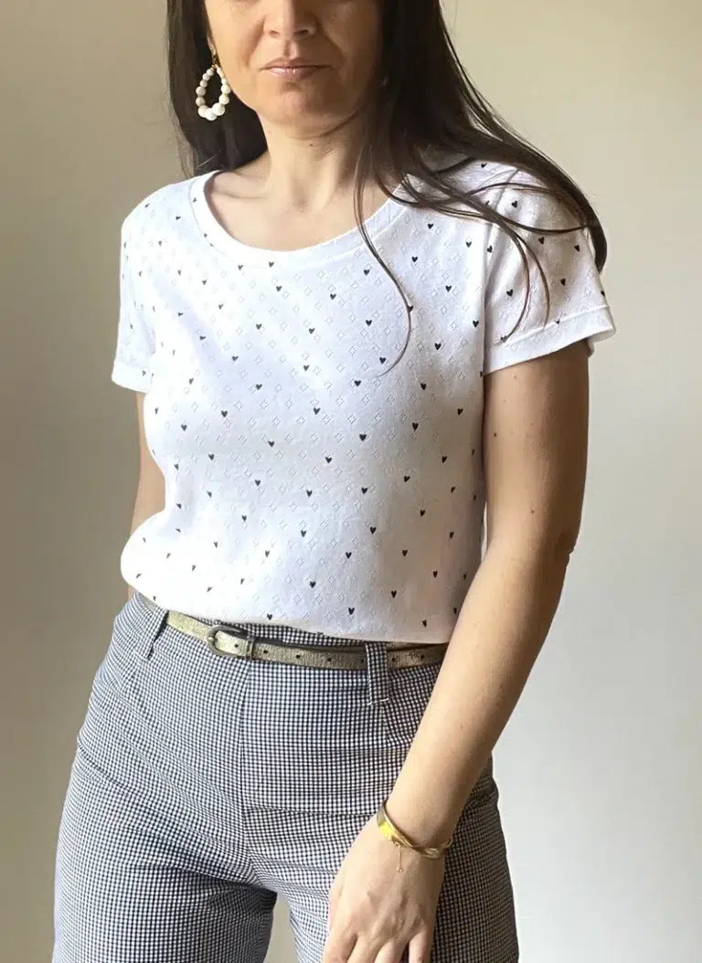 Patron du T-shirt POPPY par Clématisse Pattern