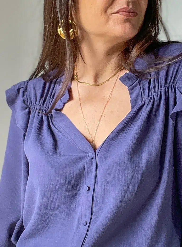 Patron Blouse Noélie par Clématisse Pattern