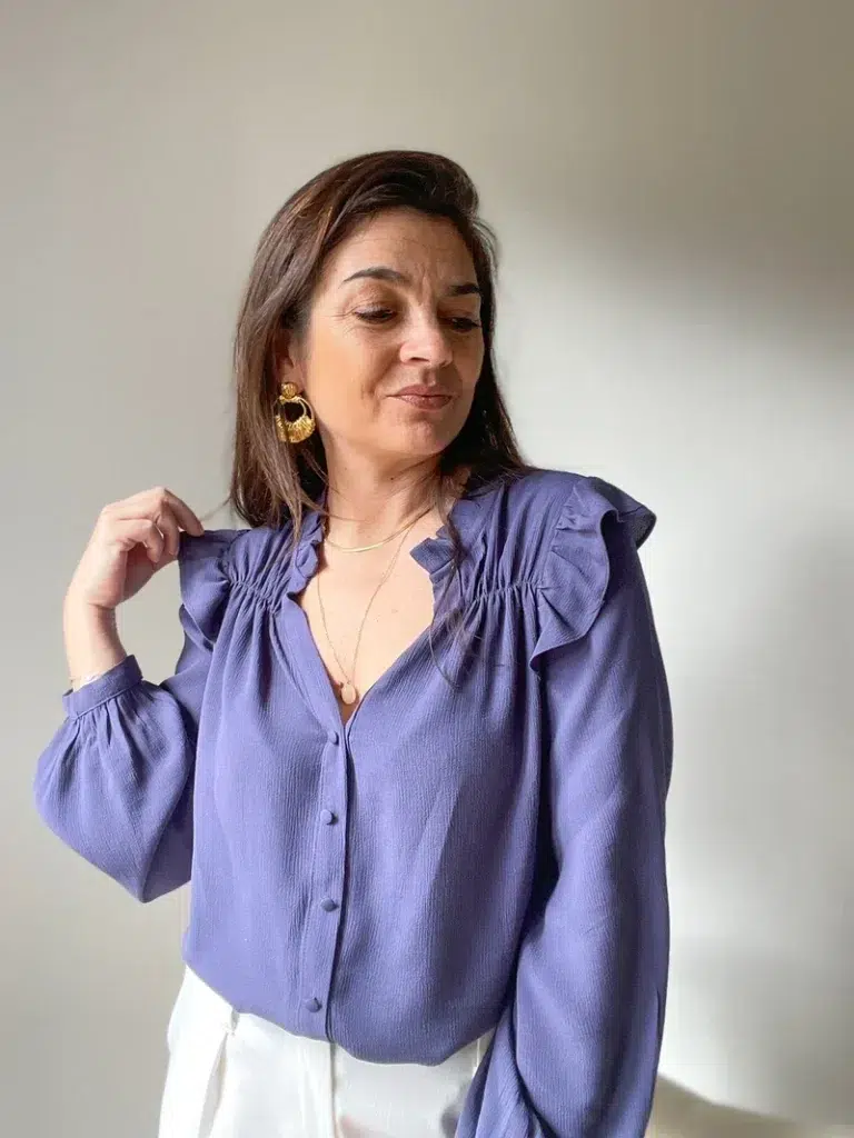 Patron Blouse Noélie par Clématisse Pattern