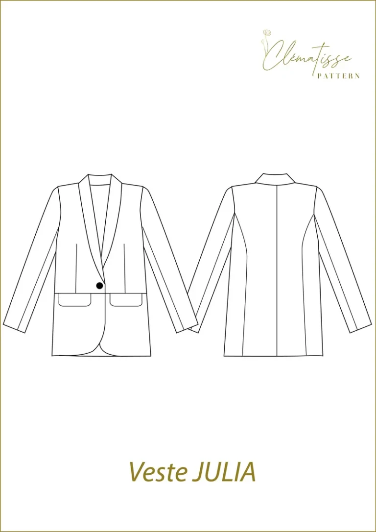 Patron Veste Julia par Clématisse Pattern