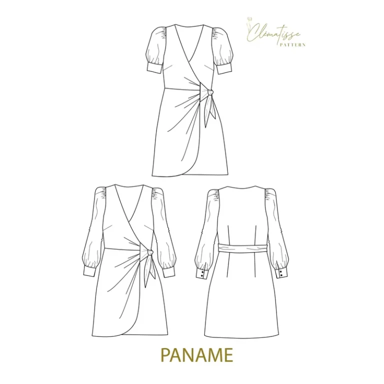Patron Robe Paname par Clématisse Pattern