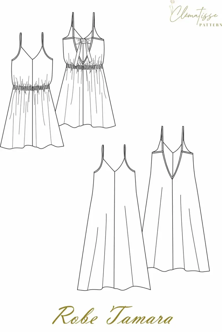 Patron Robe Tamara par Clématisse Pattern