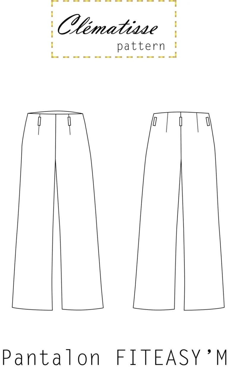 Patron Pantalon Fiteasy’m par Clématisse Pattern