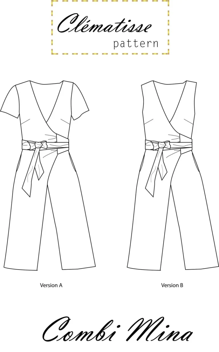 Patron Combinaison Mina par Clématisse Pattern