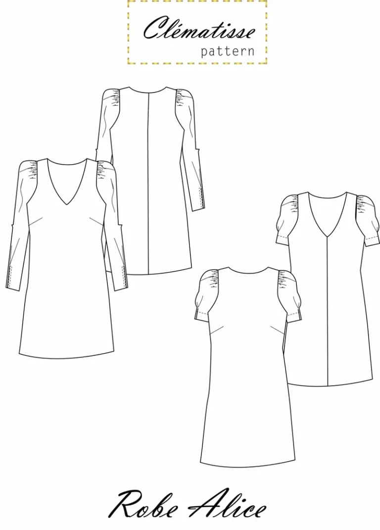 Patron Robe Alice par Clématisse Pattern