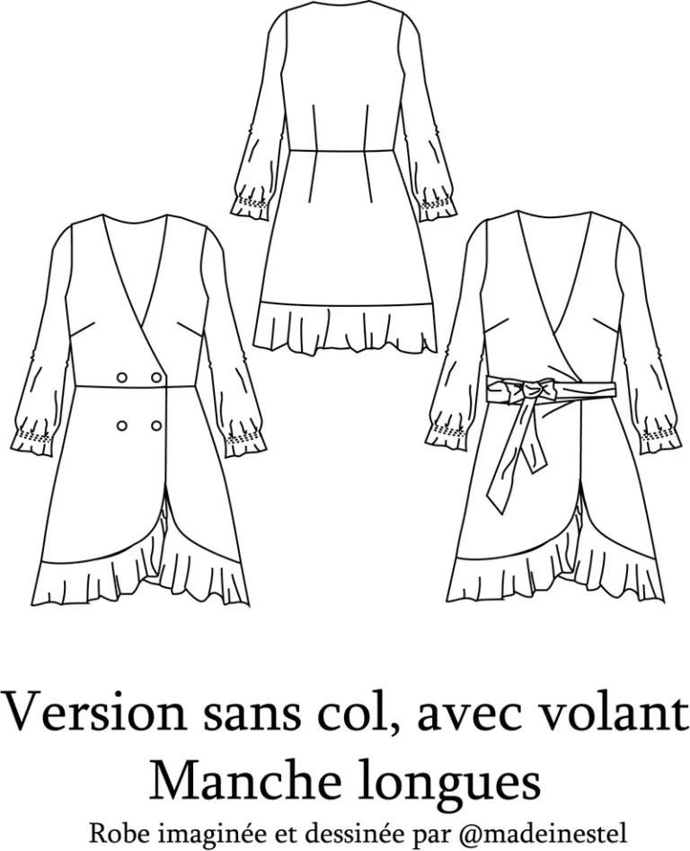 Patron Robe Estelle par Clématisse Pattern