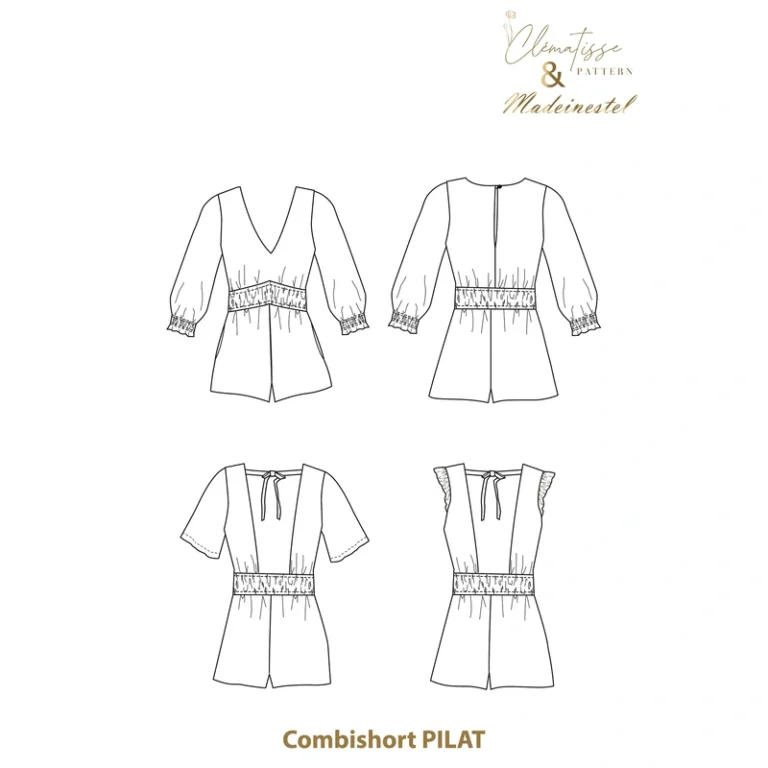 Patron Combinaison Pilat par Clématisse Pattern