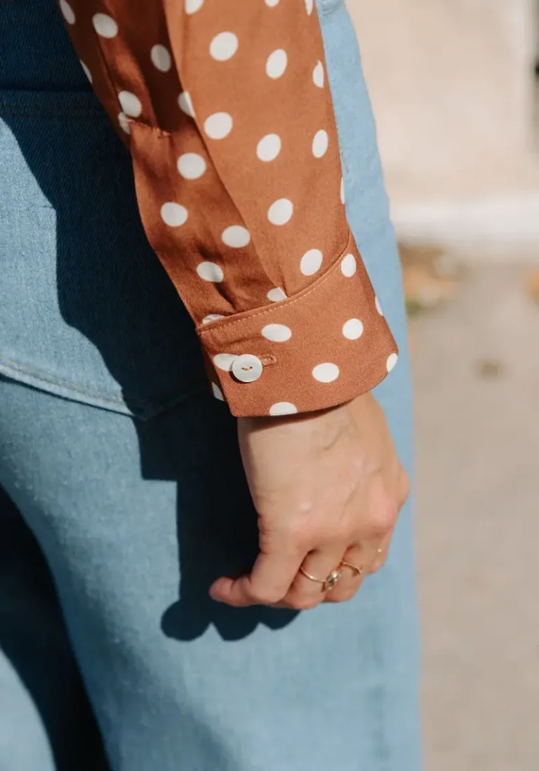 Patron couture chemisier Scala - Patron pochette par Maison Fauve