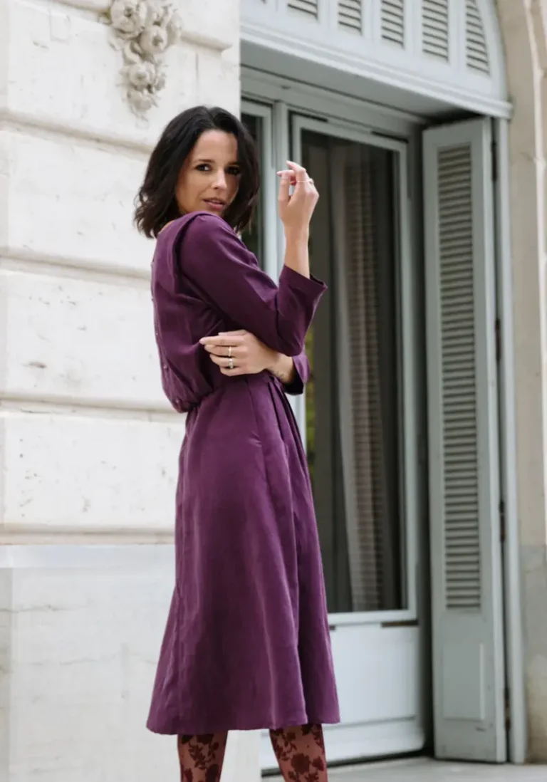 Patron couture robe Notte - Patron pochette par Maison Fauve